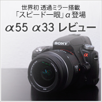 α55、α33徹底レビュー