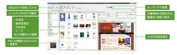 Evernote for VAIO�@�N���b�N�ő傫���\�� 